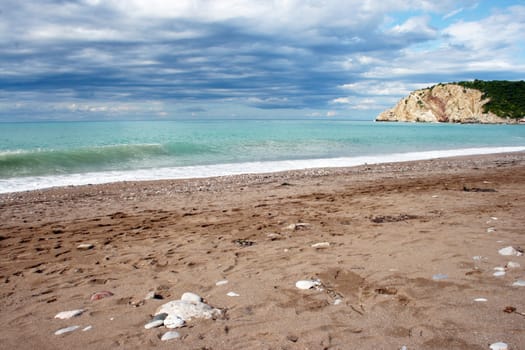 Montenegro beach scene