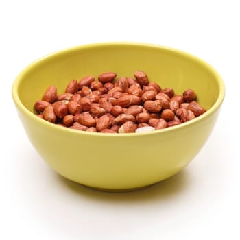 Delicious peanuts in a bowl