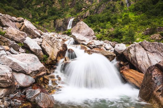 Waterfalls at shangria in india