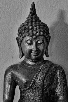 Ancient Buddha face.