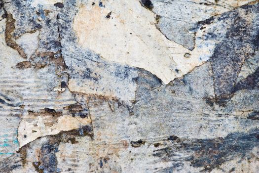 Abstract image - grunge ragged background - smashed papers