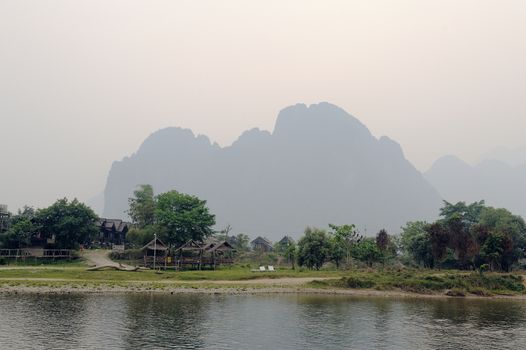 Vang Vieng Laos view