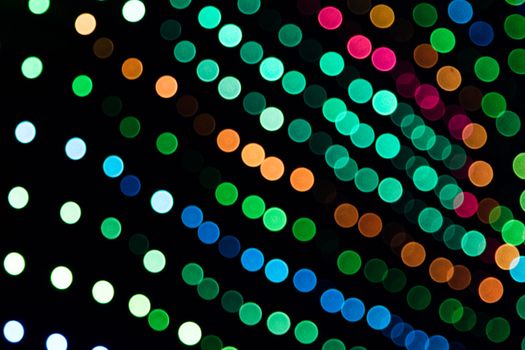 DJ Colorful Blurry LED Lights Pannel Bokeh