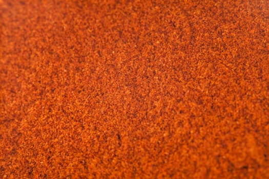 Closeup of Red Spicy Pepper Powder texture