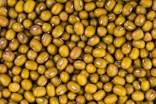 Extreme Closeup Macro Texture of Green Peas
