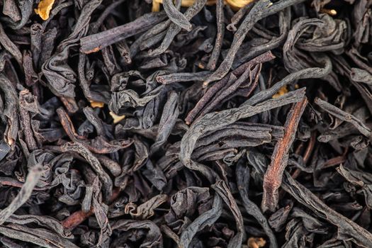 Extreme Macro Closeup of Tea Leaves - Studio Shot