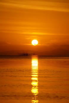 sunset sky, thailand.