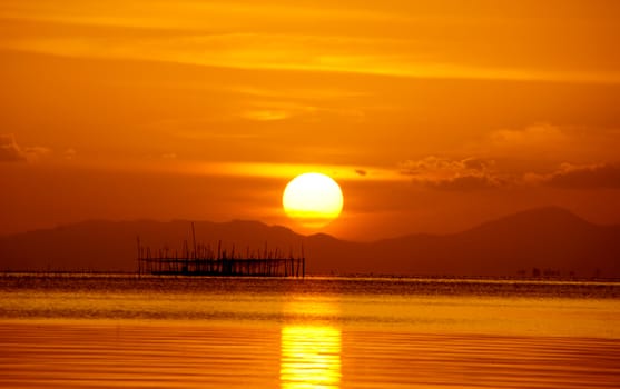 sunset sky, thailand.