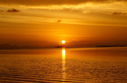 sunset sky, thailand.