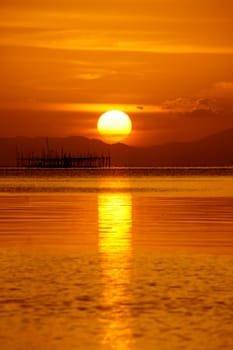 sunset sky, thailand.