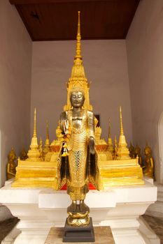 Golden Buddha in Buddhist temple