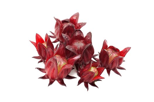 Hibiscus sabdariffa or roselle fruits