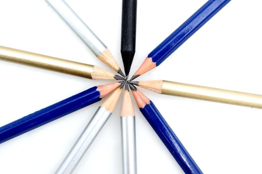 Pencil isolated on white background