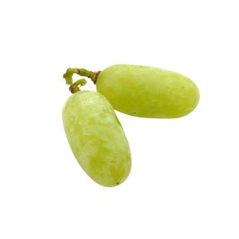 Yellow grape isolated