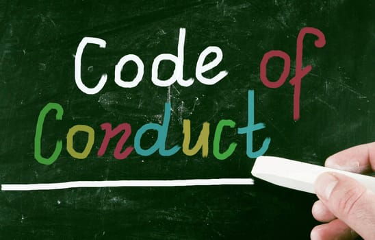 code of conduct concept