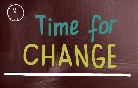 time for change concept