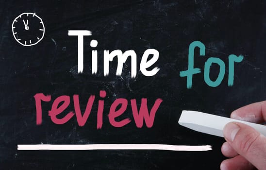 time for review concept