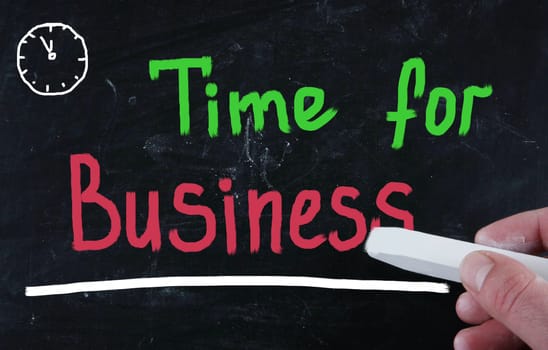 time for business concept