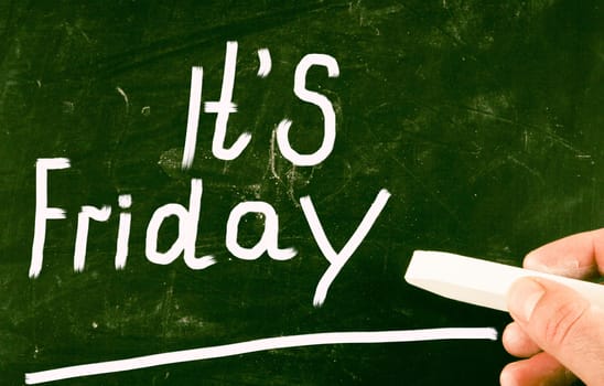 it's friday concept