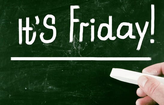 it's friday concept
