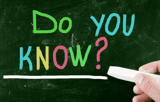 do you know?