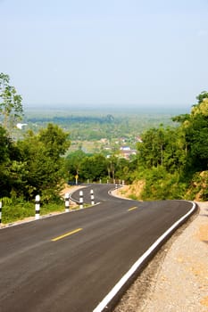 Winding Road in Thailand