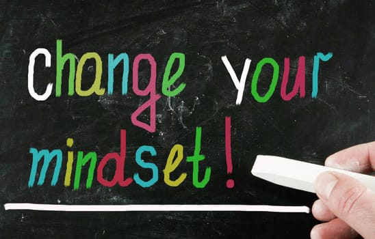 change your mindset concept