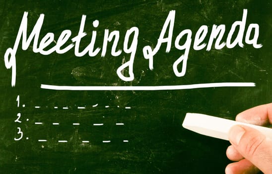 meeting agenda concept