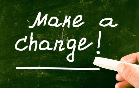 make a change concept
