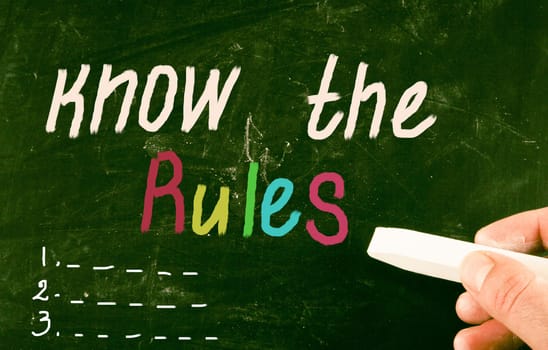 know the rules concept