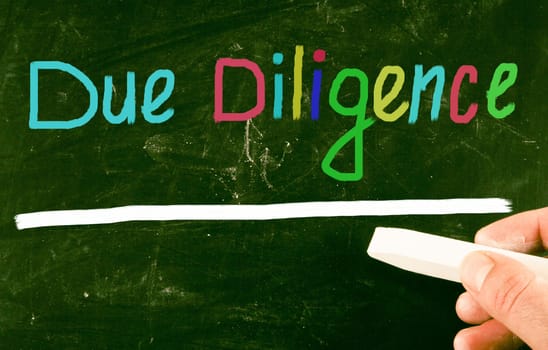 due diligence concept