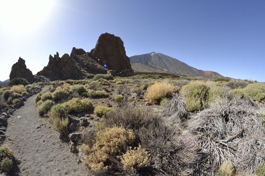 Roques de Garcia, el Teide, Tenerife. Volcanic island