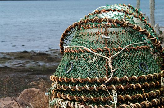 Stack of Crab Pots on Grand Manan