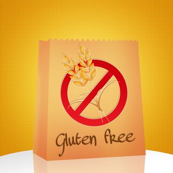 illustration of gluten free