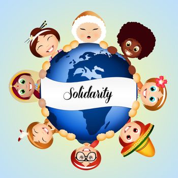 illustration of solidarity