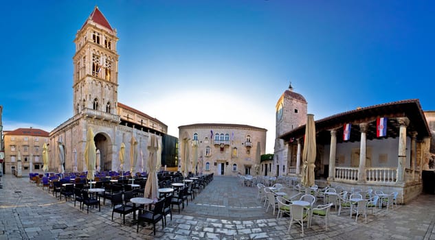 UNESCO Town of Trogir main square view in Dalmatia, Croatia