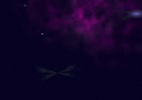 Small part of an infinite star field of space in the Universe. "Elements of this image furnished by NASA".