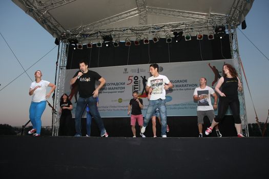 The 5th Belgrade Latino Marathon held on Saturday, the 30th of August 2014 in Belgrade Serbia