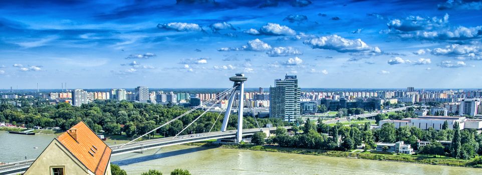 Cityscape of Bratislava, Slovakia.