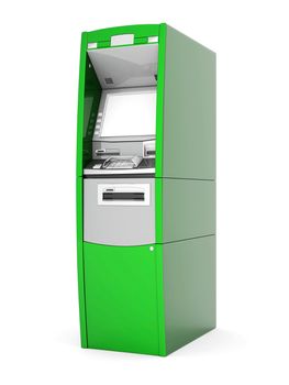 image of the new ATM on white background