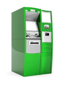 image of the new ATM on white background