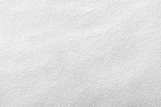 White wheat flour looks like snow for background. Top view