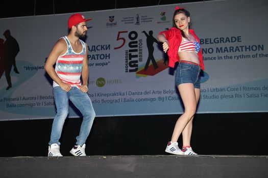 The 5th Belgrade Latino Marathon held on Saturday, the 30th of August 2014 in Belgrade Serbia