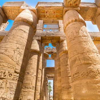 Ancient Egyptian Temple of Karnak (ancient Thebes). Luxor, Egypt.