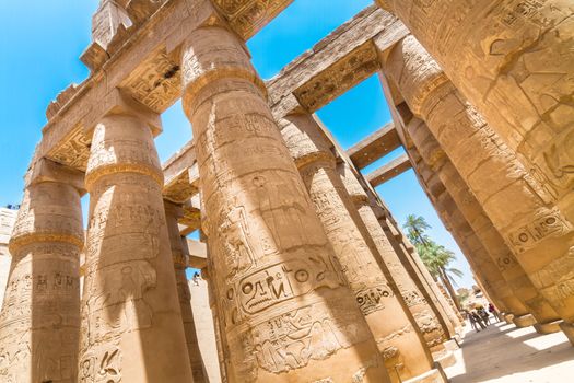 Ancient Egyptian Temple of Karnak (ancient Thebes). Luxor, Egypt.