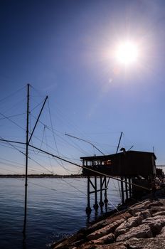 Traditional Fishing Europen House near Venice in Italy