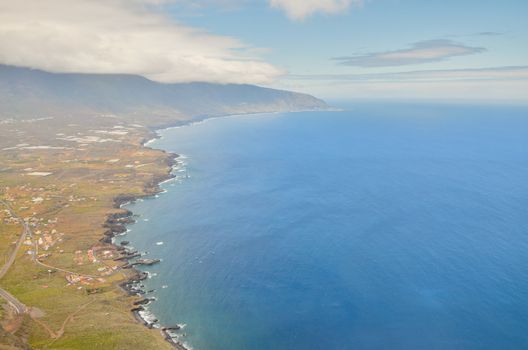 Aerial View Of El Hierro Canary Island Spain