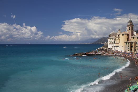 Wonderful sea with beach and blue sky 