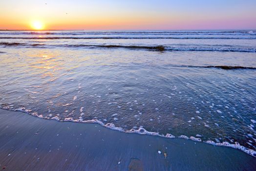 sunrise morning and sea summer