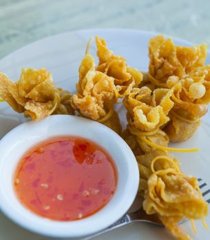 Wonton Oriental deep fried wontons filled